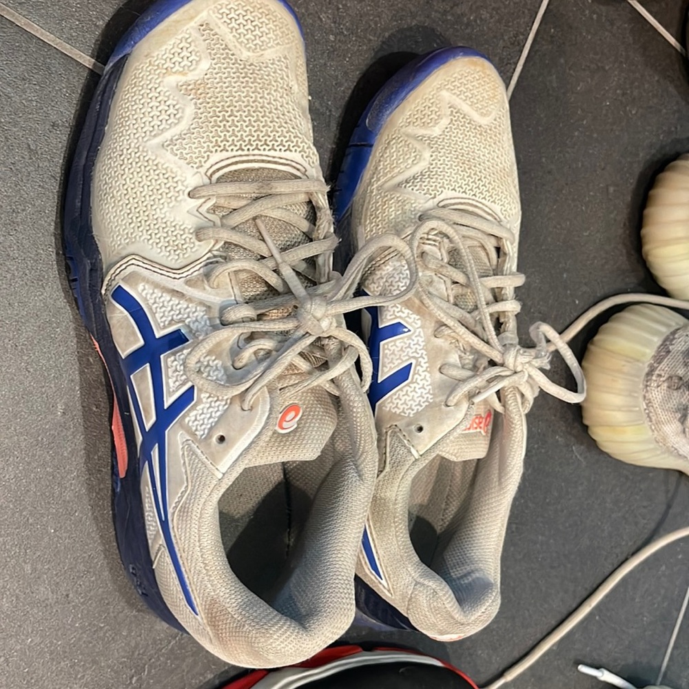 ASICS mens squash shoes size 7 - Picture 1 of 10